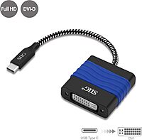 SIIG USB Type C to DVI Adapter - Thunderbolt 3 DisplayPort Alternate Mode Compatible for MacBook Pro