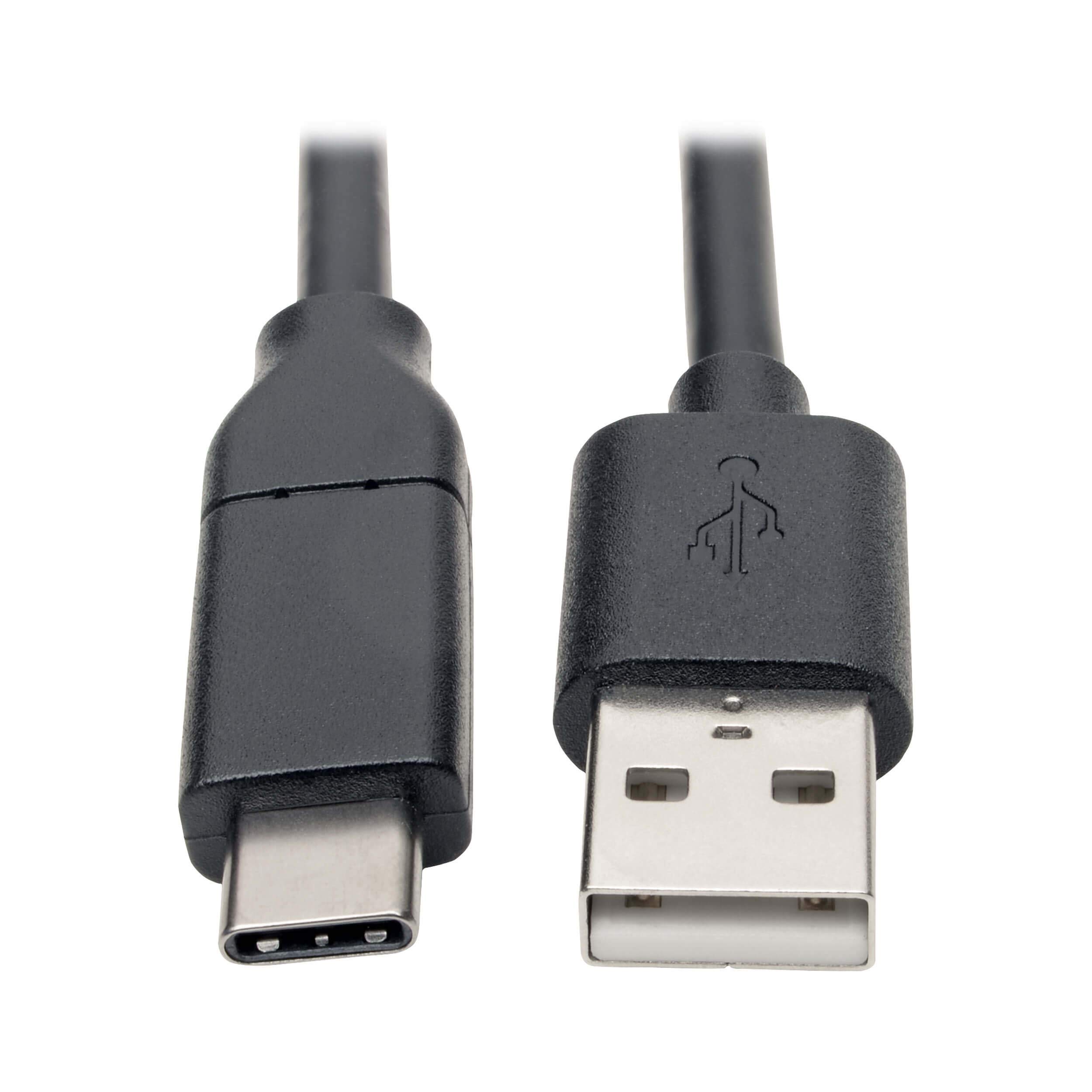 TRIPP LITE USB C to USB-A Cable 3A Rating USB-If Cert M/USB Type C, 13' (U038-C13)