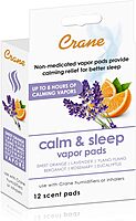 Crane Natural Lavender Orange Humidifier Pads with Calming Vapor, Universal Fit for Humidifiers and Inhalers, 12 Count