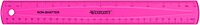 Westcott Shatterproof Ruler, Assorted Translucent Colors, 12" (Pack of 3) Single (Pack of 3) Shatterproof