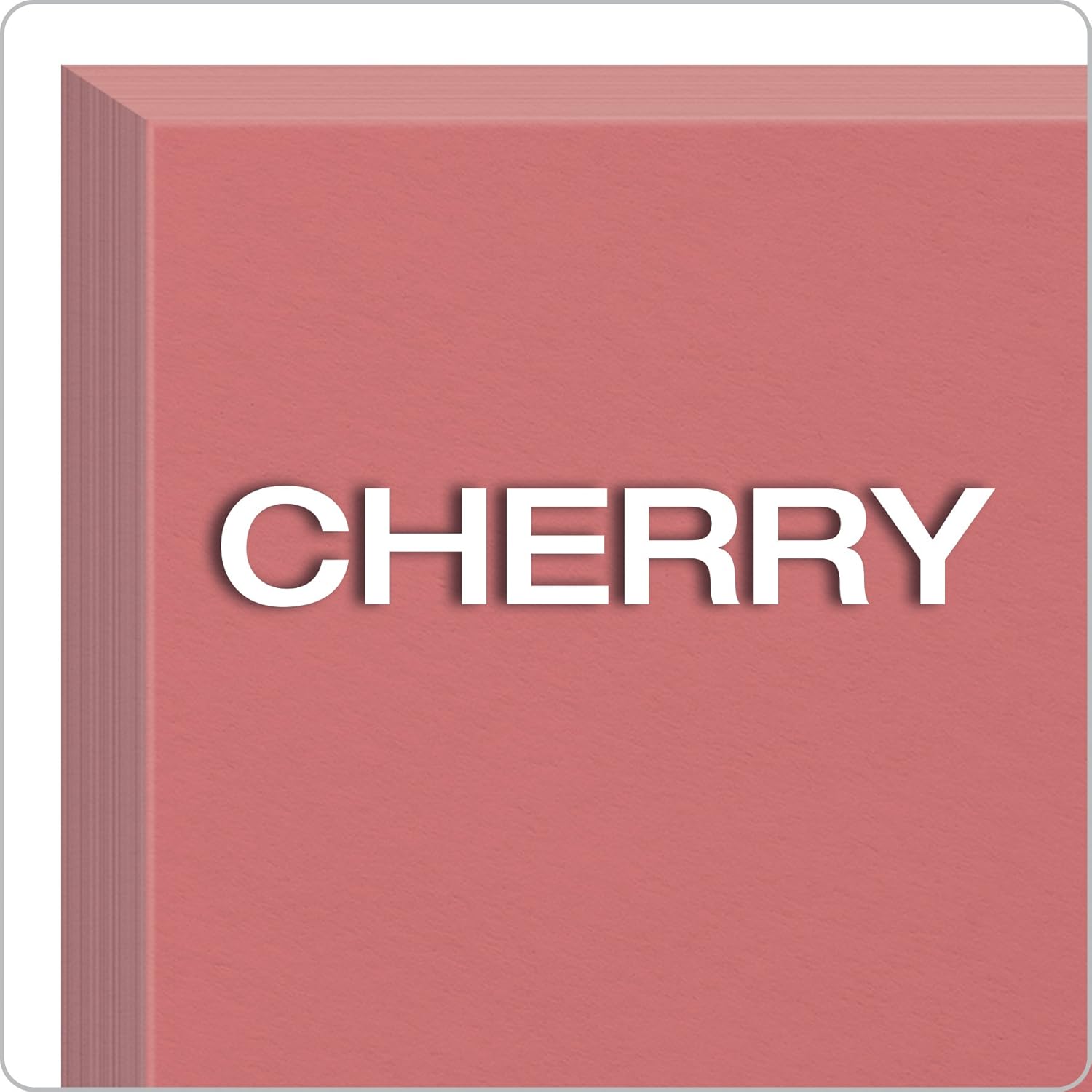 Oxford Blank Color Index Cards, 3" x 5", Cherry, 100 Per Pack (7320 CHE) 100 Count (Pack of 1)