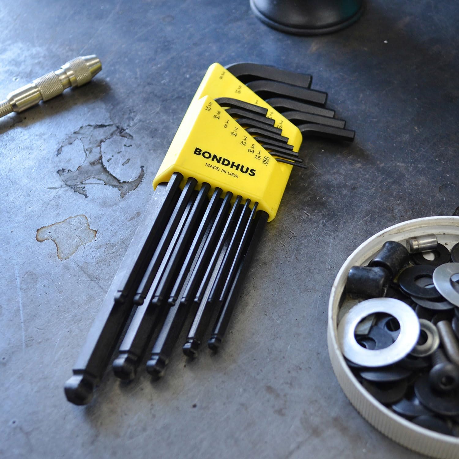 Bondhus 10937 Set of 13 Balldriver L-wrenches, sizes .050-3/8-Inch One Size Classic