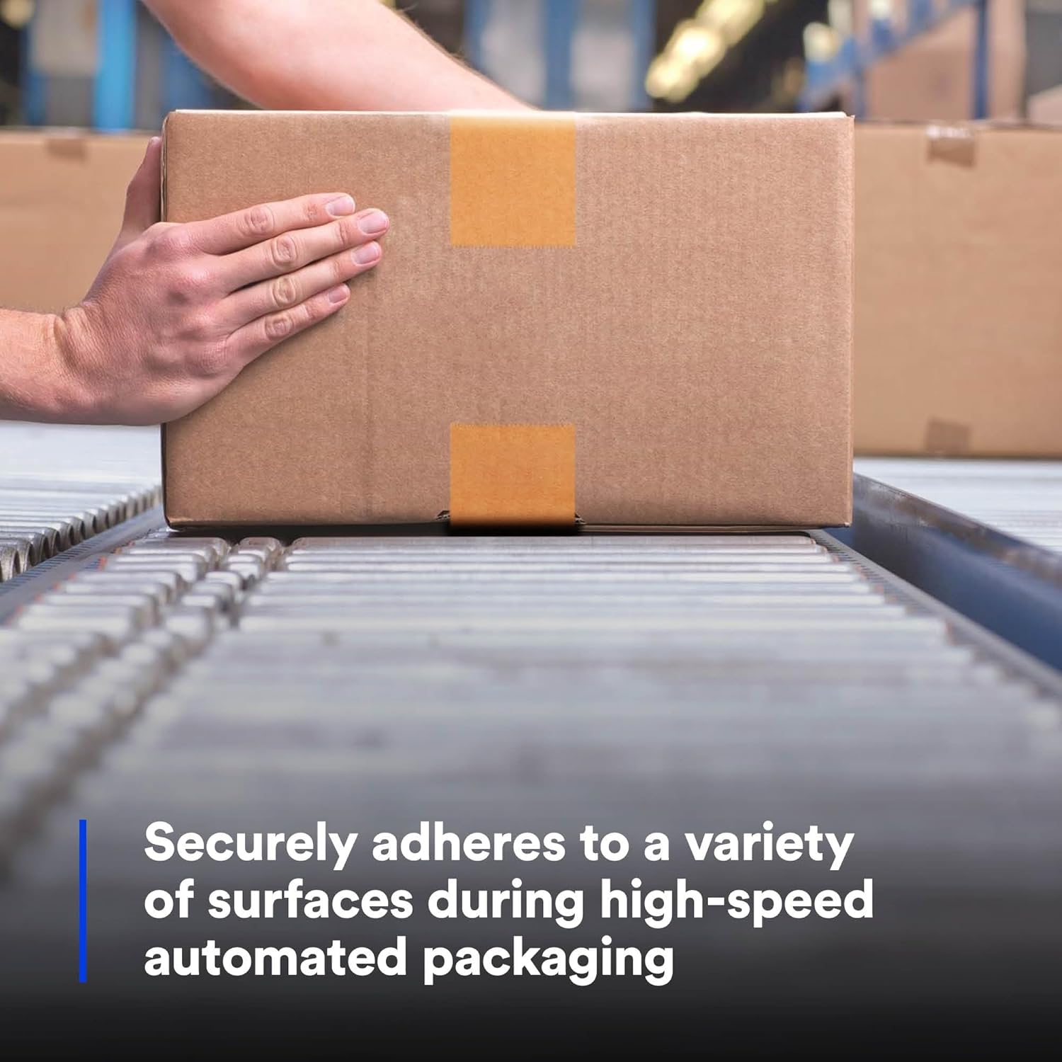 3M Scotch Box Sealing Tape 371 Tan, 48 mm x 50 m (Case of 36)