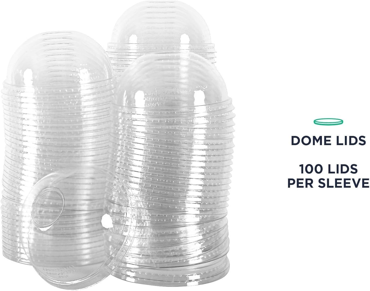ECO-PRODUCTS GreenStripe Compostable Cold Cup Lids (PLA)