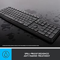 Logitech MK235 Wireless Keyboard and Mouse Combo for Windows, USB Receiver, Long Battery Life, Laptop and PC Keyboard and Mouse Wireless
