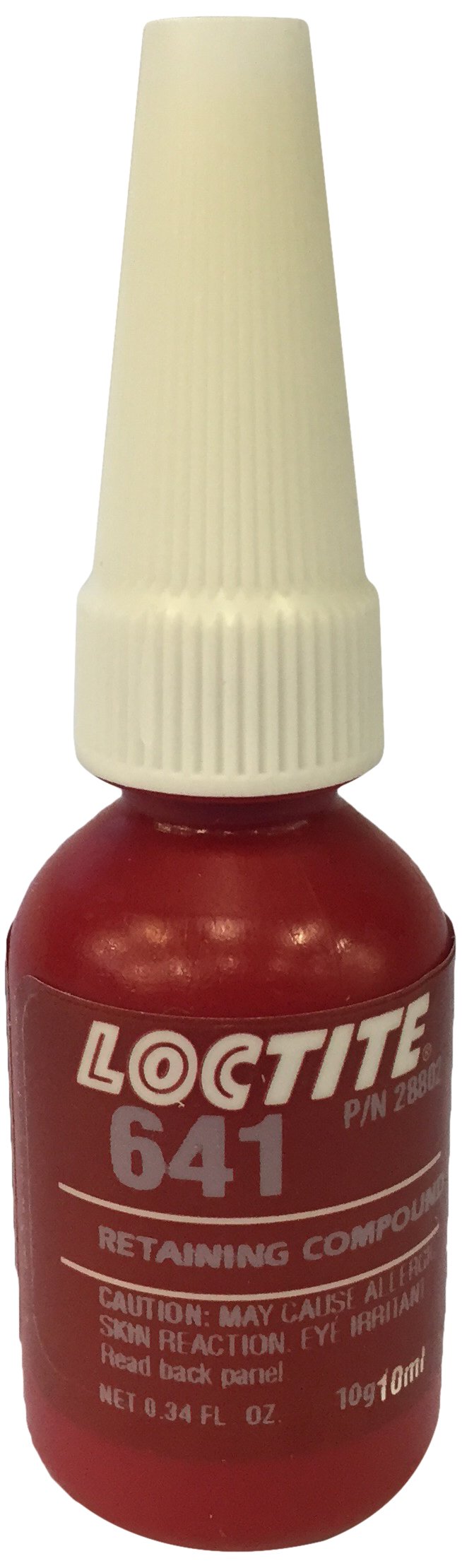 28802 Loctite Retaining Compound 641, 1700 PSI, 10mL, Yellow