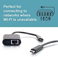 C2G USB-C to Gigabit Ethernet Adapter