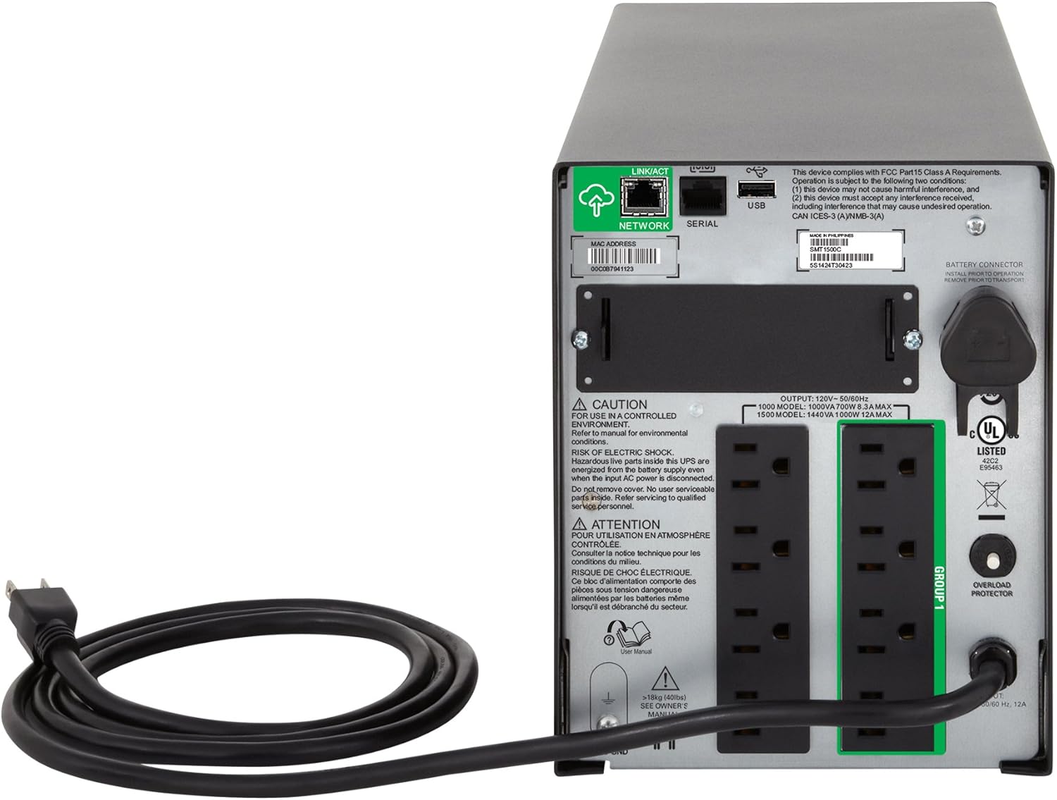 APC Smart-UPS with SmartConnect Line Interactive Uninterruptible Power Supply