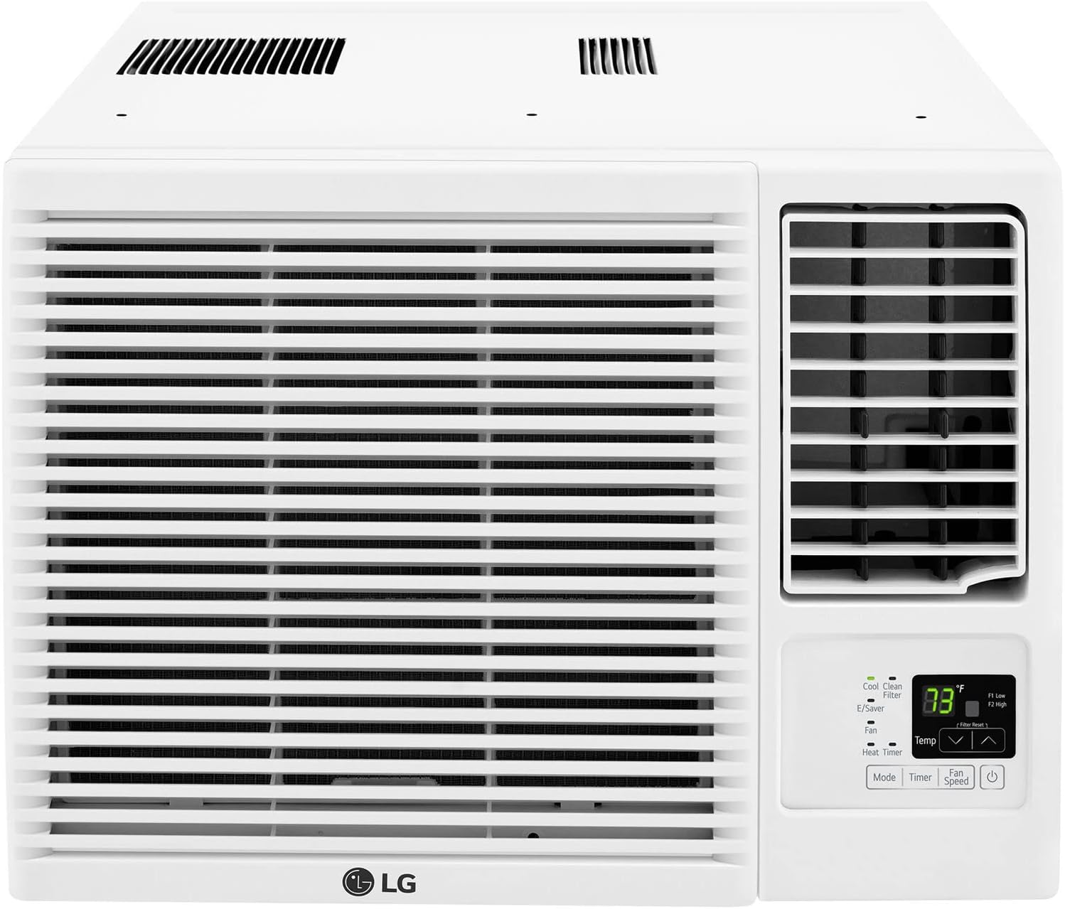 LG Window Air Conditioner with Supplemental Heat, Electronic Controls with Remote
