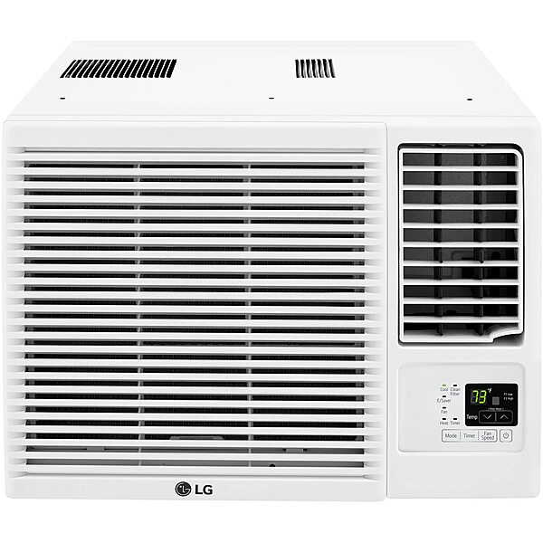 LG Window Air Conditioner with Supplemental Heat, Electronic Controls with Remote
