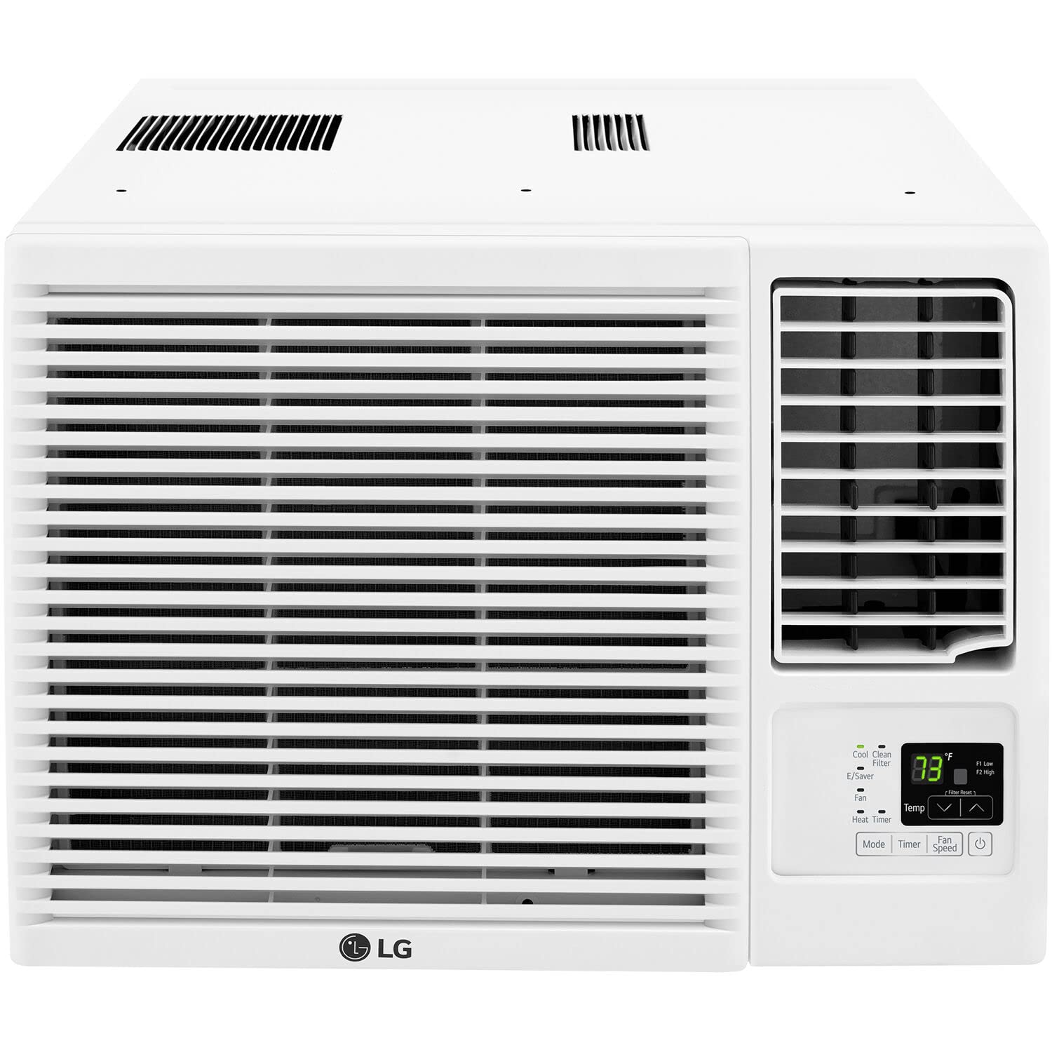 LG Window Air Conditioner with Supplemental Heat, Electronic Controls with Remote