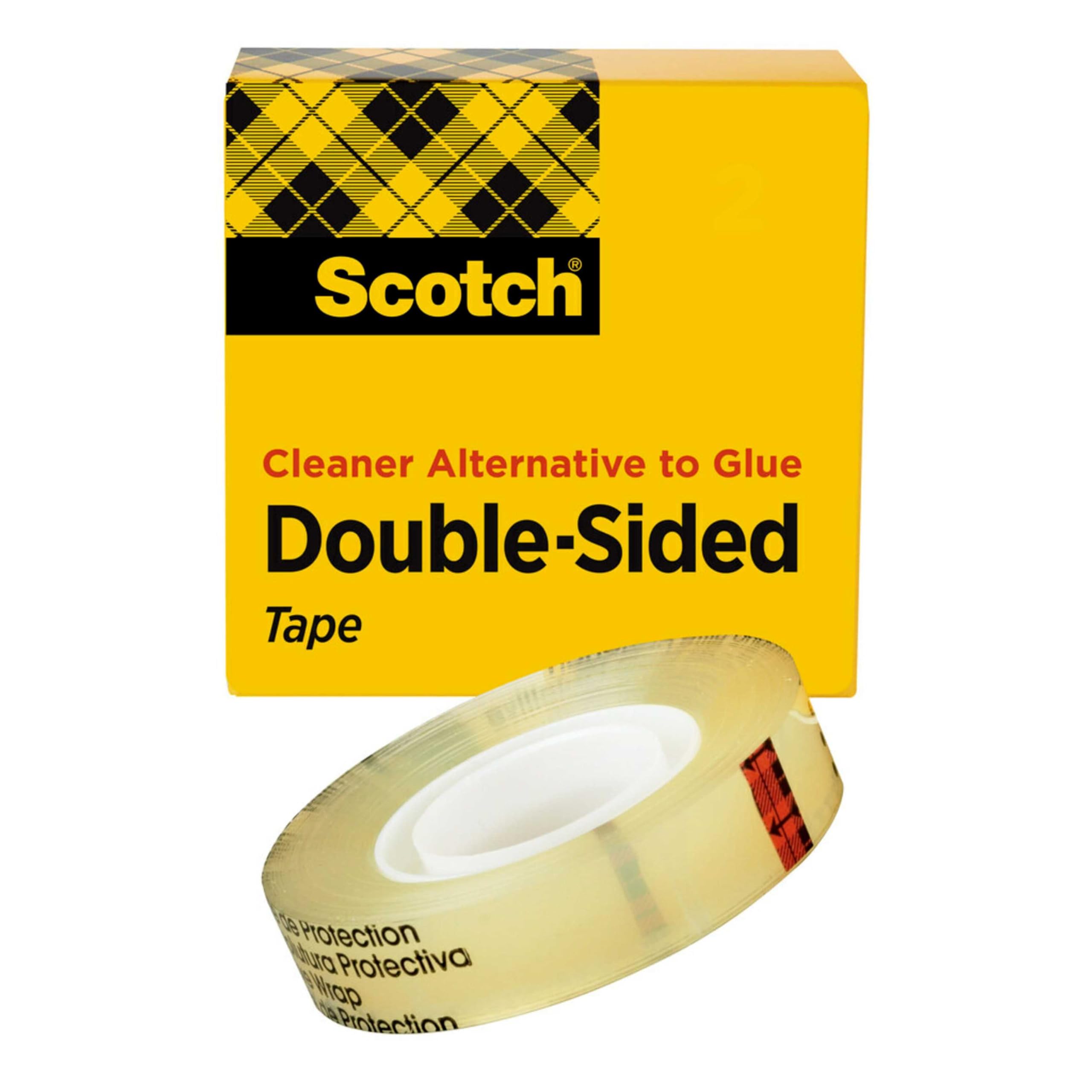 Scotch Double Sided Tape for Crafts, Scrapbooking, Teacher School Supplies, Arts and Crafts, Junk Journal Supplies