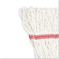 Boardwalk 503WHCT Super Loop Wet Mop Head, Cotton/Synthetic, Large Size, White, 12/Carton