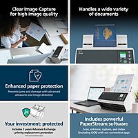 RICOH fi-8170 Professional High Speed Color Duplex Document Scanner - Network Enabled