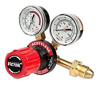 Victor 0781-9405 G250-15-510 Medium Duty Single Stage Acetylene Regulator, 15 psig Delivery Range, CGA 510 Inlet Connection