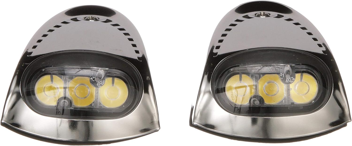 Attwood LED Docking Lights - Stainless Steel - White LED - Pair