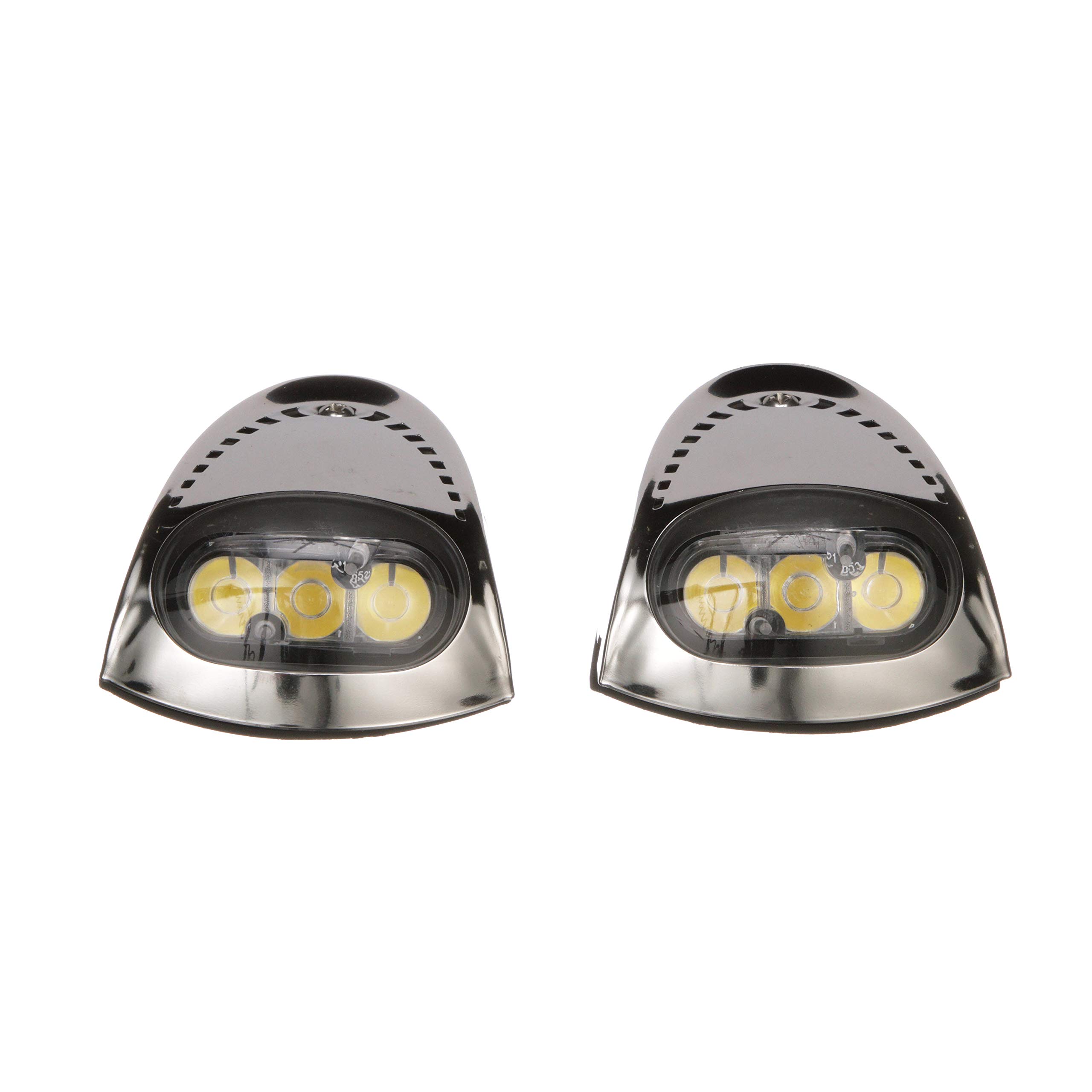 Attwood LED Docking Lights - Stainless Steel - White LED - Pair