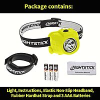 Nightstick XPP-5452G Intrinsically Safe Permissible Dual-Function Headlamp, Green