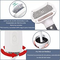 Secador de Pelo Portátil de Mano para Perros,600W