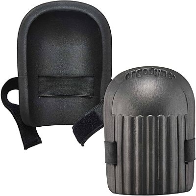 Ergodyne ProFlex 200 Short Cap Light-Duty Copolymer Knee Pads, Black