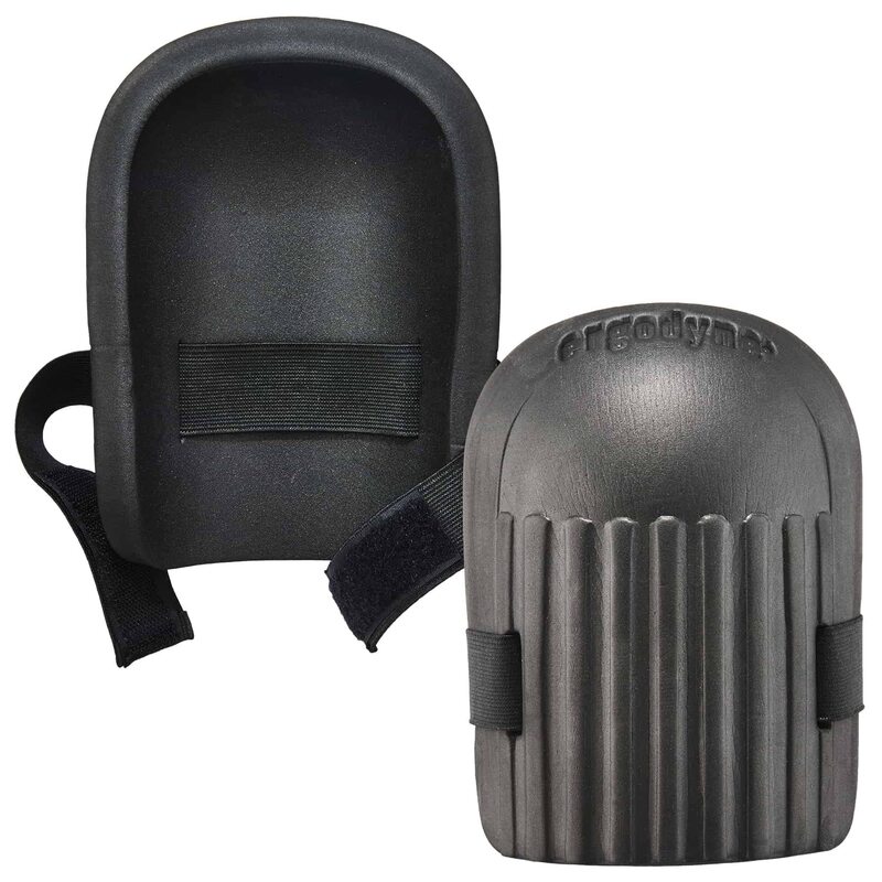 Ergodyne ProFlex 200 Short Cap Light-Duty Copolymer Knee Pads, Black