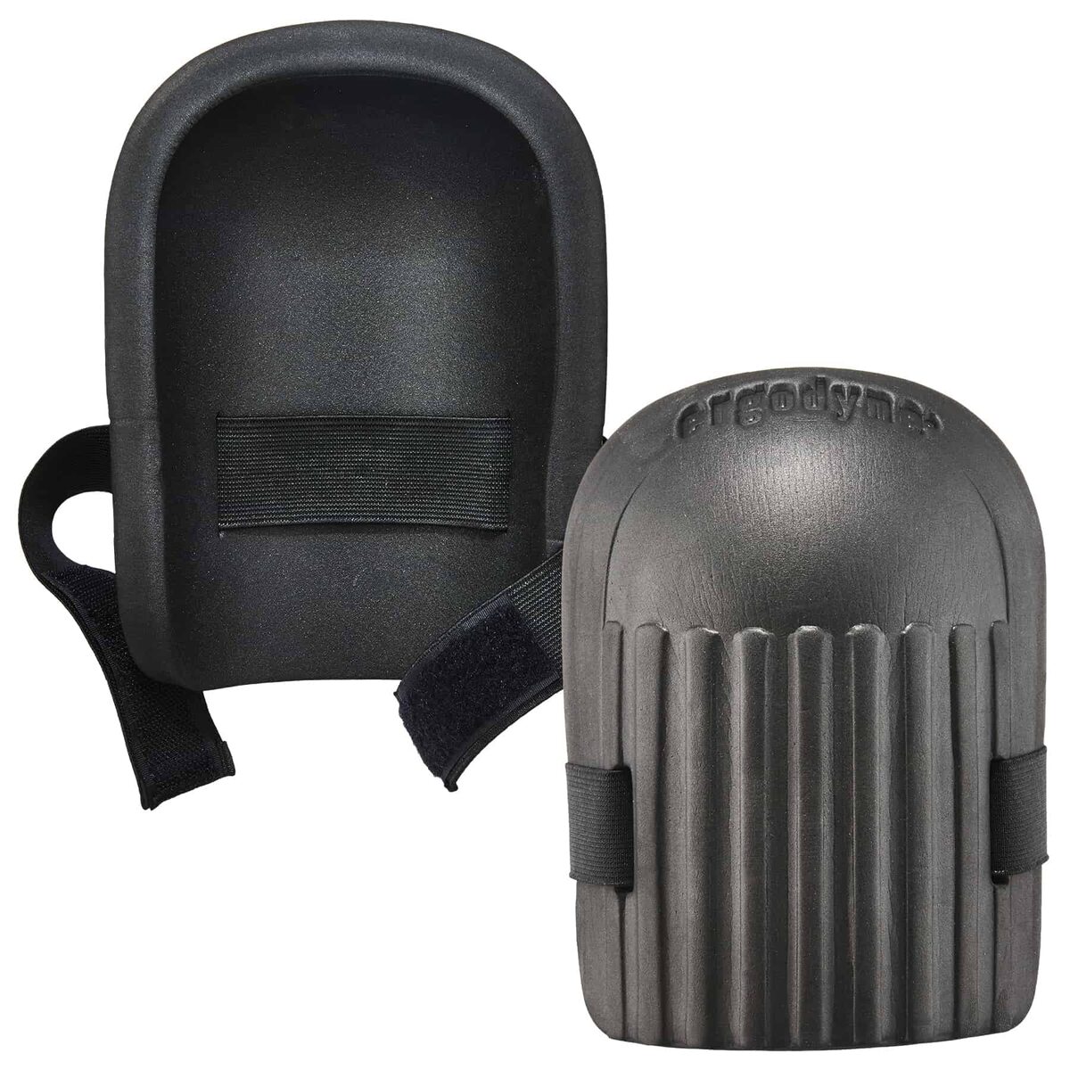 Ergodyne ProFlex 200 Short Cap Light-Duty Copolymer Knee Pads, Black