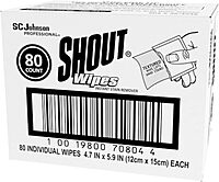 Shout Instant Stain Remover Towelette Wipes (80 count) 80 Count (Pack of 1)
