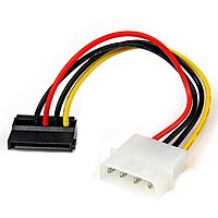 StarTech.com 6in LP4 (4-pin Molex) to SATA Power Cable Adapter
