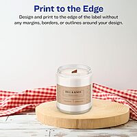 Avery Kraft Brown Rectangle Labels, Sure Feed Technology, 2" x 3", 120 Kraft Brown Labels, Print-to-The-Edge, Laser/Inkjet Printable 120 labels