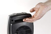 Lasko Desktop Electric Ceramic Space Heater with Adjustable Thermostat, 2 Heat Settings and Fan Only Mode, 9.2 Inches