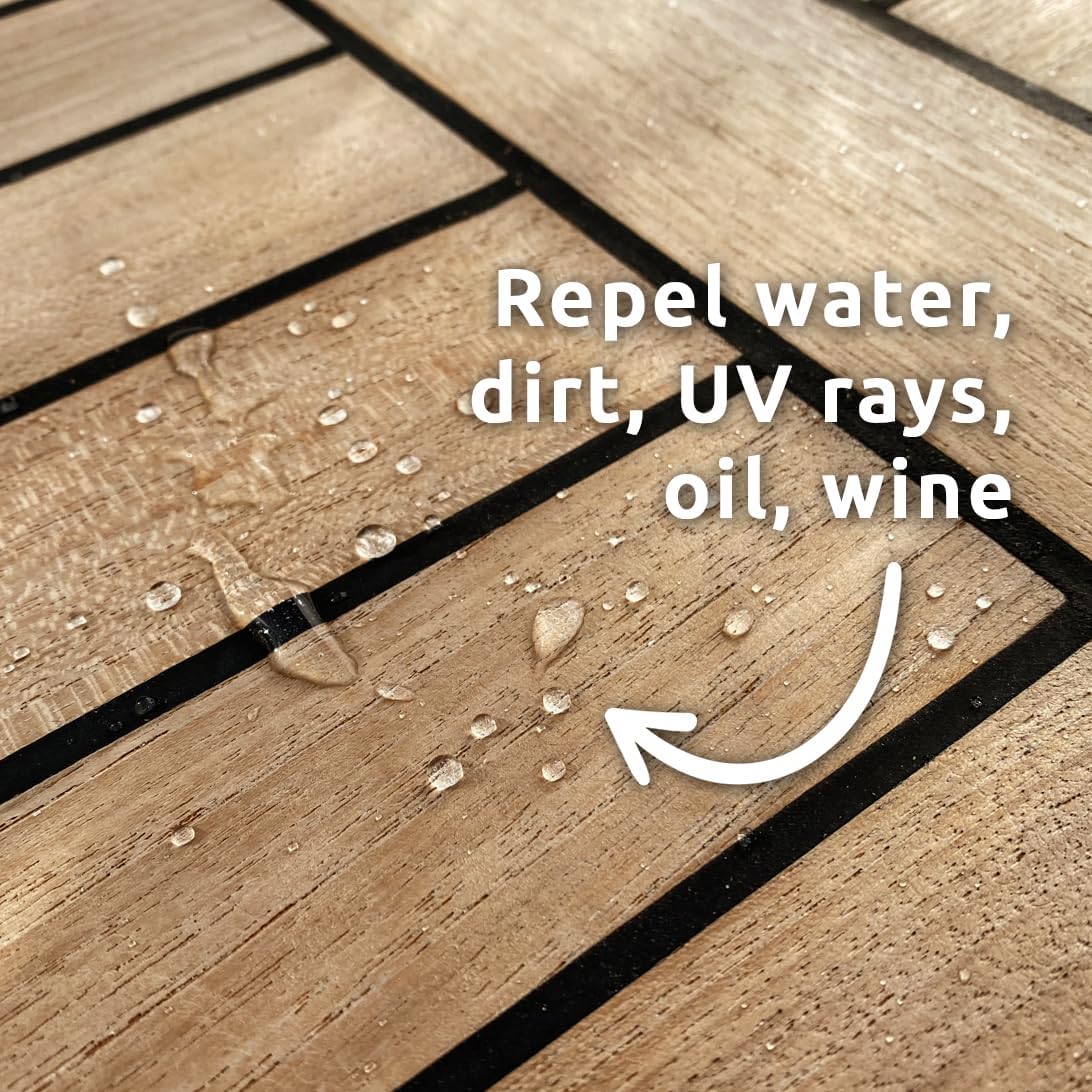 Marine Triton 2.0 - Teak Protector, 1 Quart | Teak Protector | Marine Cleaning Products | Teak Oil Replacement | Teak Sealer