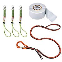 Ergodyne Squids 3182 Tool Tether Kit - 10lb (4.5kg) Orange/Gray