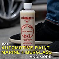 Collinite 845 Insulator Wax-Easy to Use Carnauba+Polymer Wax Sealant-High Gloss Shine+Durable Hydrophobic Beading & Long
