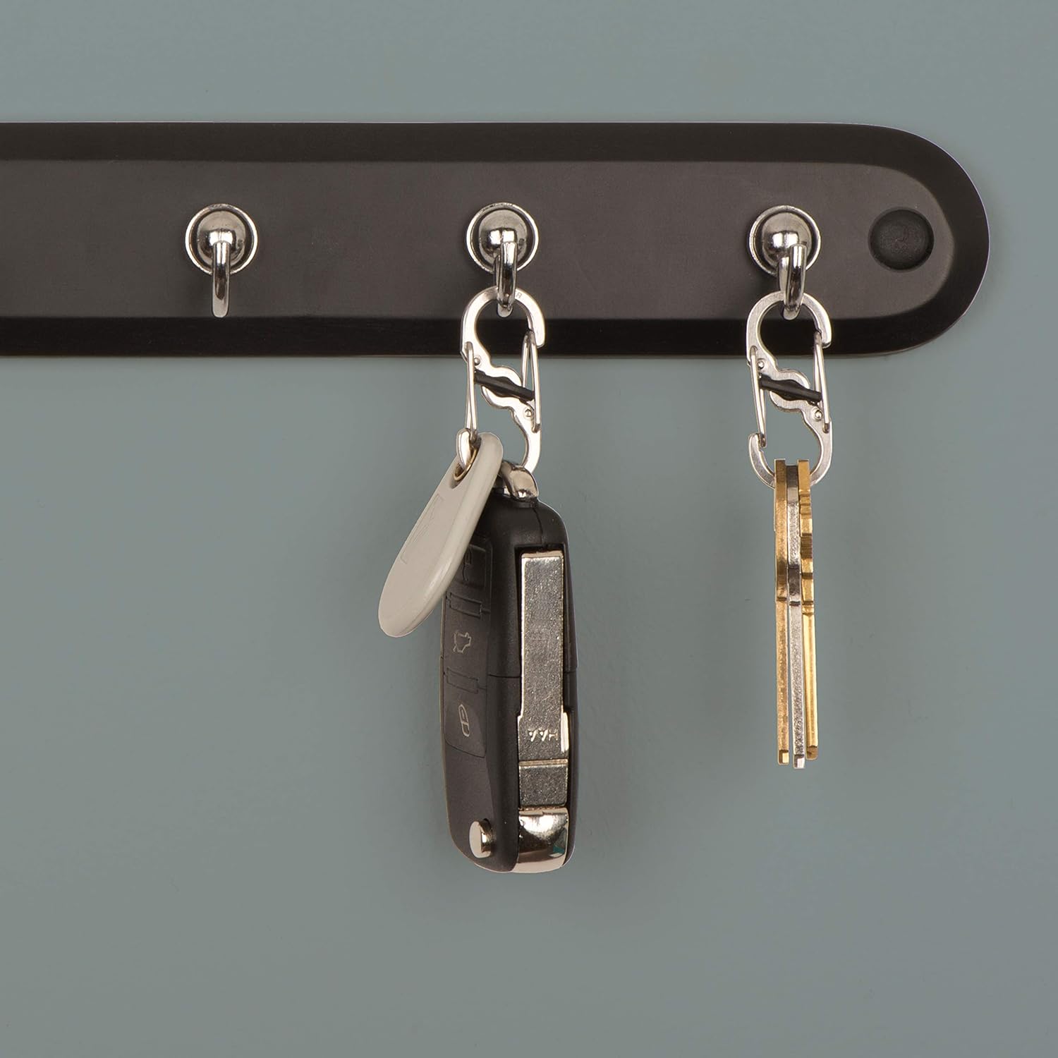 Nite Ize S-Biner MicroLock Stainless Steel Dual-Gate Carabiner Key Holder