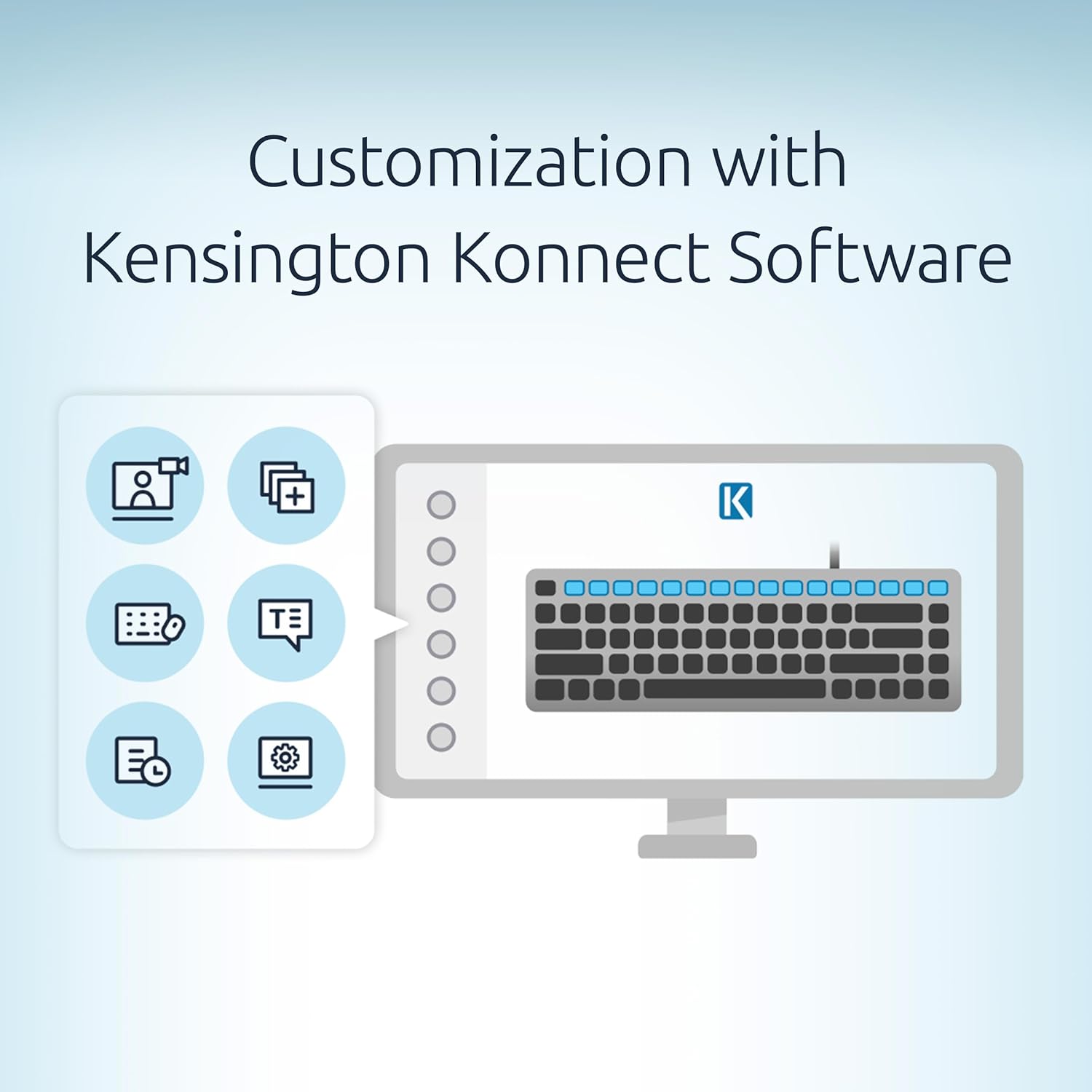 Kensington Compact Keyboard — Quiet Scissor-Switch, Programmable Keys & Copilot Key