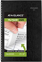 AT-A-GLANCE DayMinder Monthly Planner, Large 8 x 12, Black
