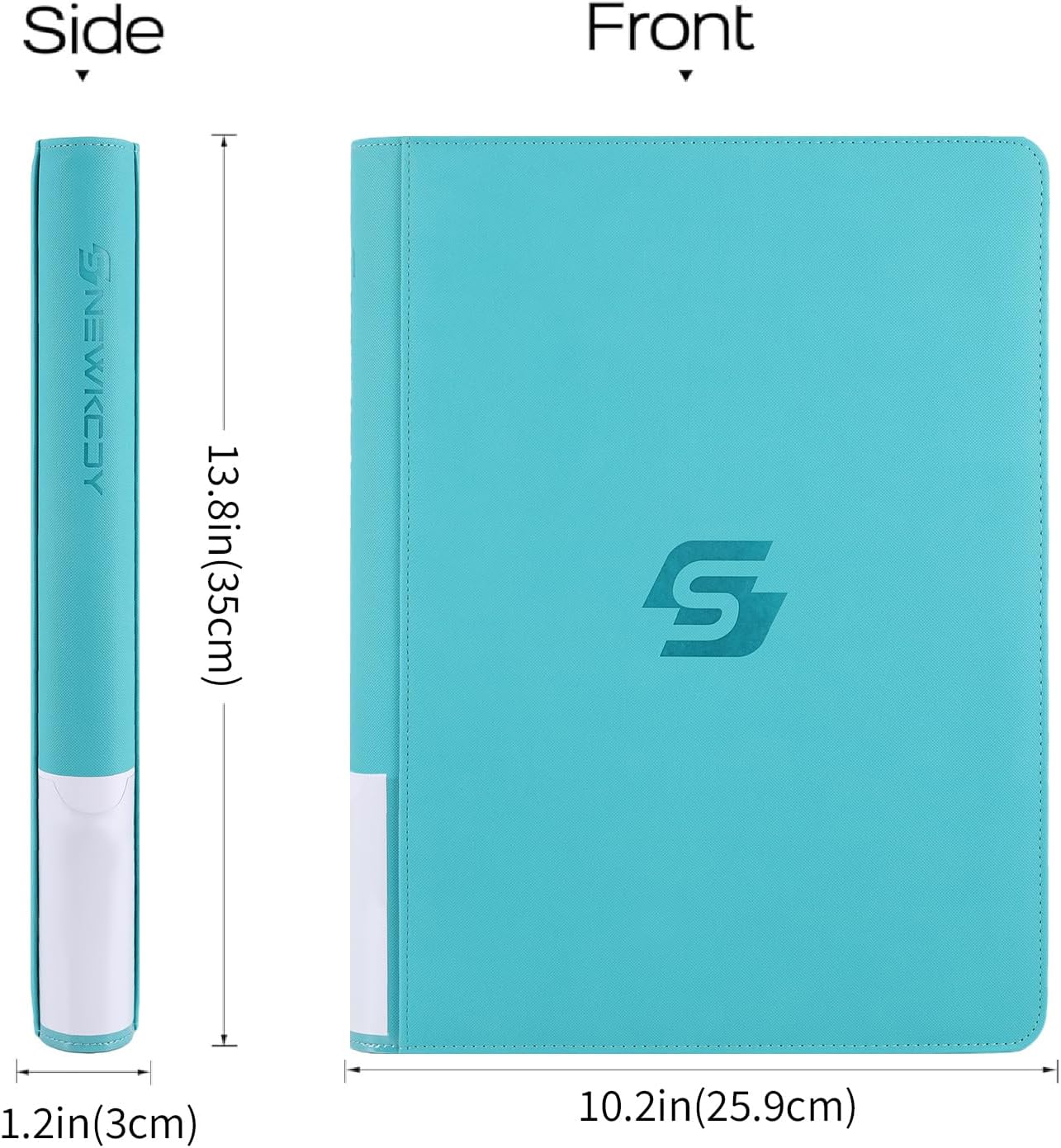 Toploader Binder - 360 Card Capacity - Turquoise