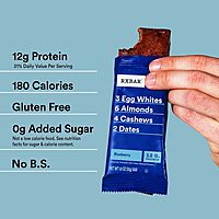 RXBAR Protein Bars, Protein Snack, Snack Bars, Blueberry, 22Oz Box (12 Bars) 12 Count