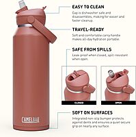 CAMELBAK Thrive Flip Straw Insulated Stainless Steel Water Bottle