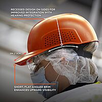 ERGODYNE Skullerz 8951 Vented Hard Shell Bump Cap with Suspension