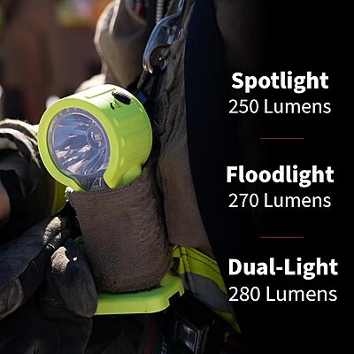 Nightstick INTRANT DUO TURBO Intrinsically Safe Dual-Light Angle Light - 4 AA