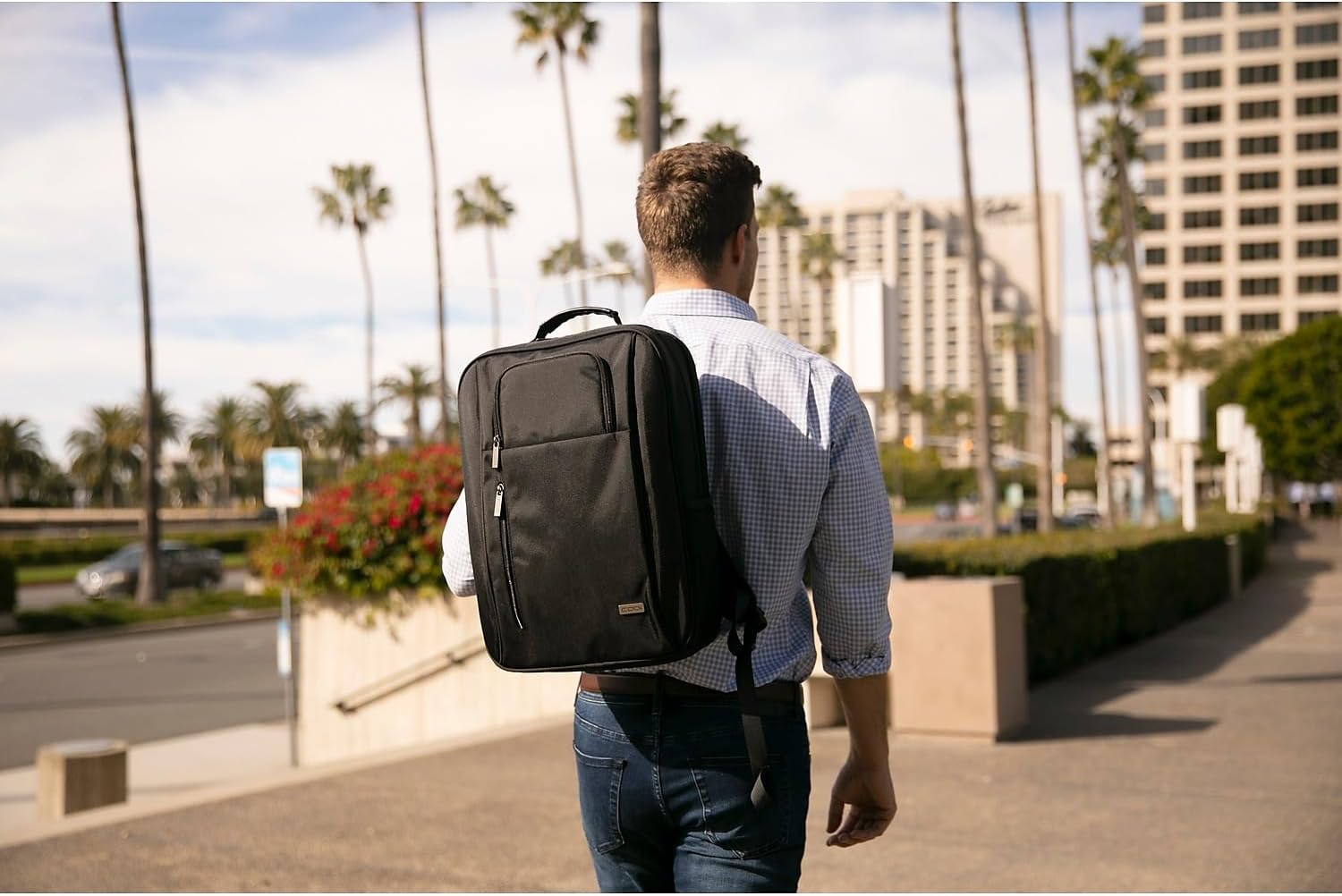 CODi Magna 17.3" Laptop Backpack – TSA-Friendly, Anti-Theft, USB Charging Port, Padded Laptop & Tablet Compartments