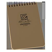 Rite in the Rain Weatherproof Top Spiral Notebook, 4" x 6", Universal Pattern