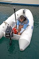 RAILBLAZA Boat Navigation Dinghy Visibility Light Kit for Bow and Stern, Battery Powered, Meets USCG Standards