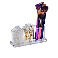 Azar Displays Acrylic Deluxe 3-Cup Holder, 3inH x 7inW x 2-1/2inD, Clear