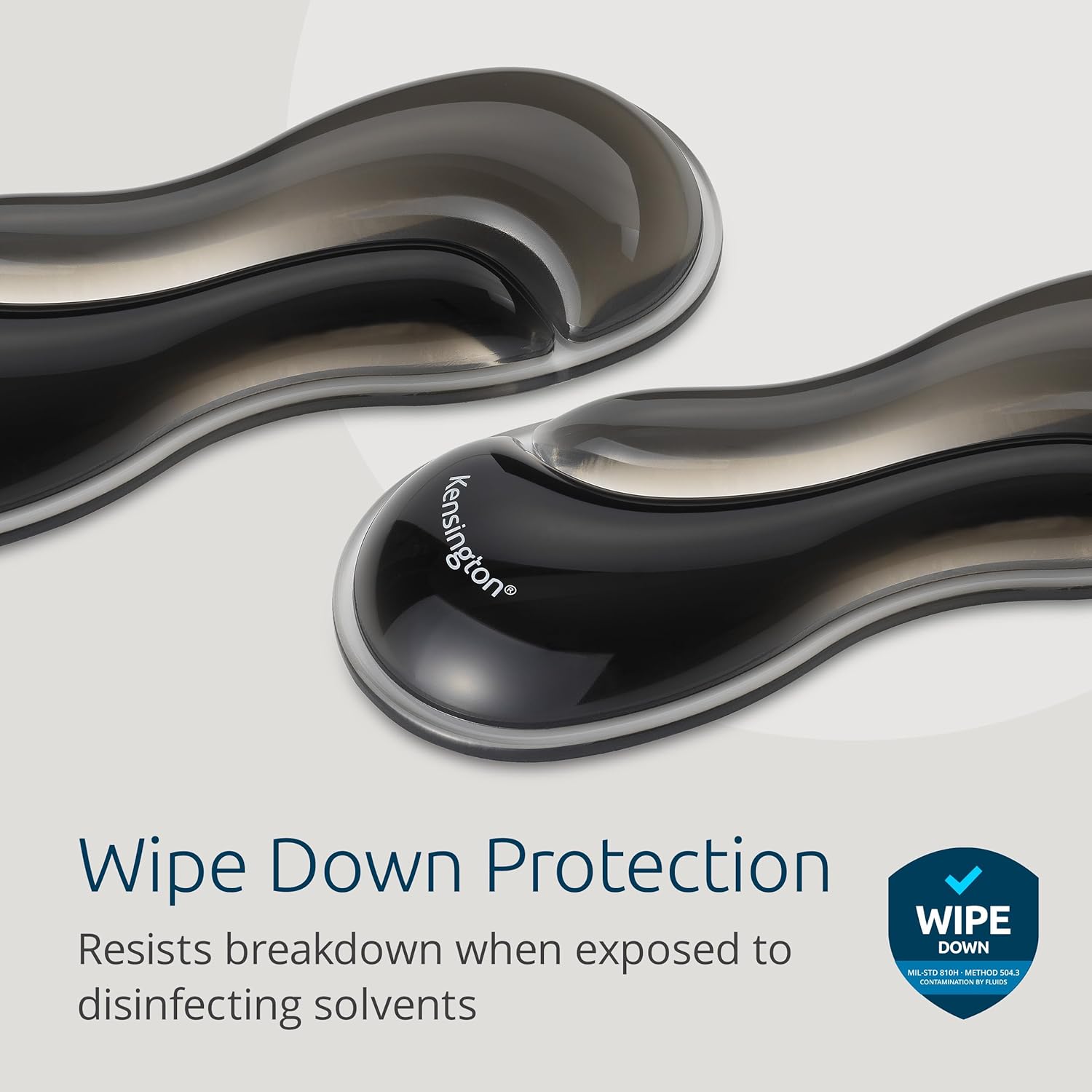 Kensington Slim Duo Gel Wrist Rest for Low-Profile Keyboards, Mice & Trackballs