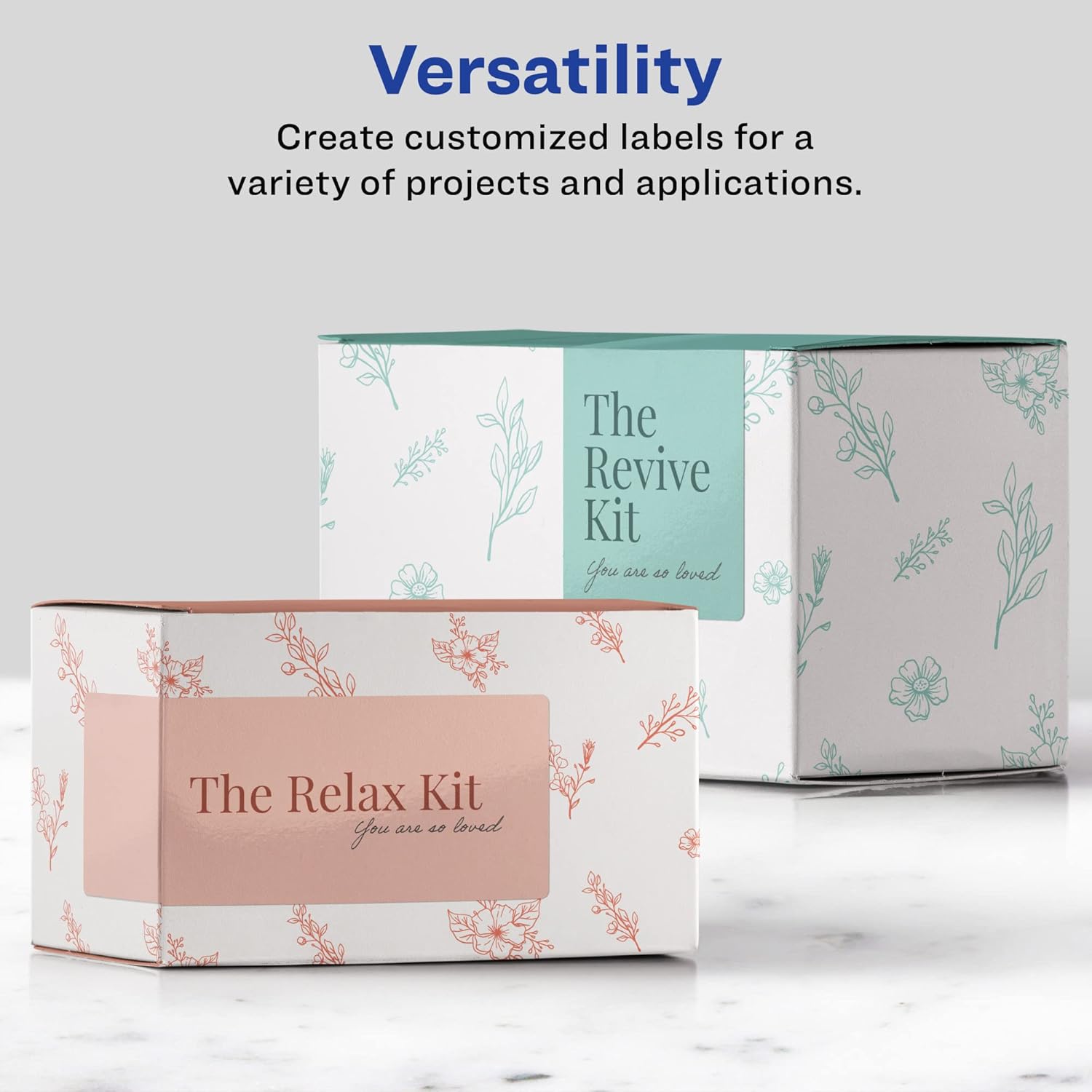 AVERY Glossy White Rectangle Labels, Sure Feed Technology, 3-1/4" x 8-3/8"