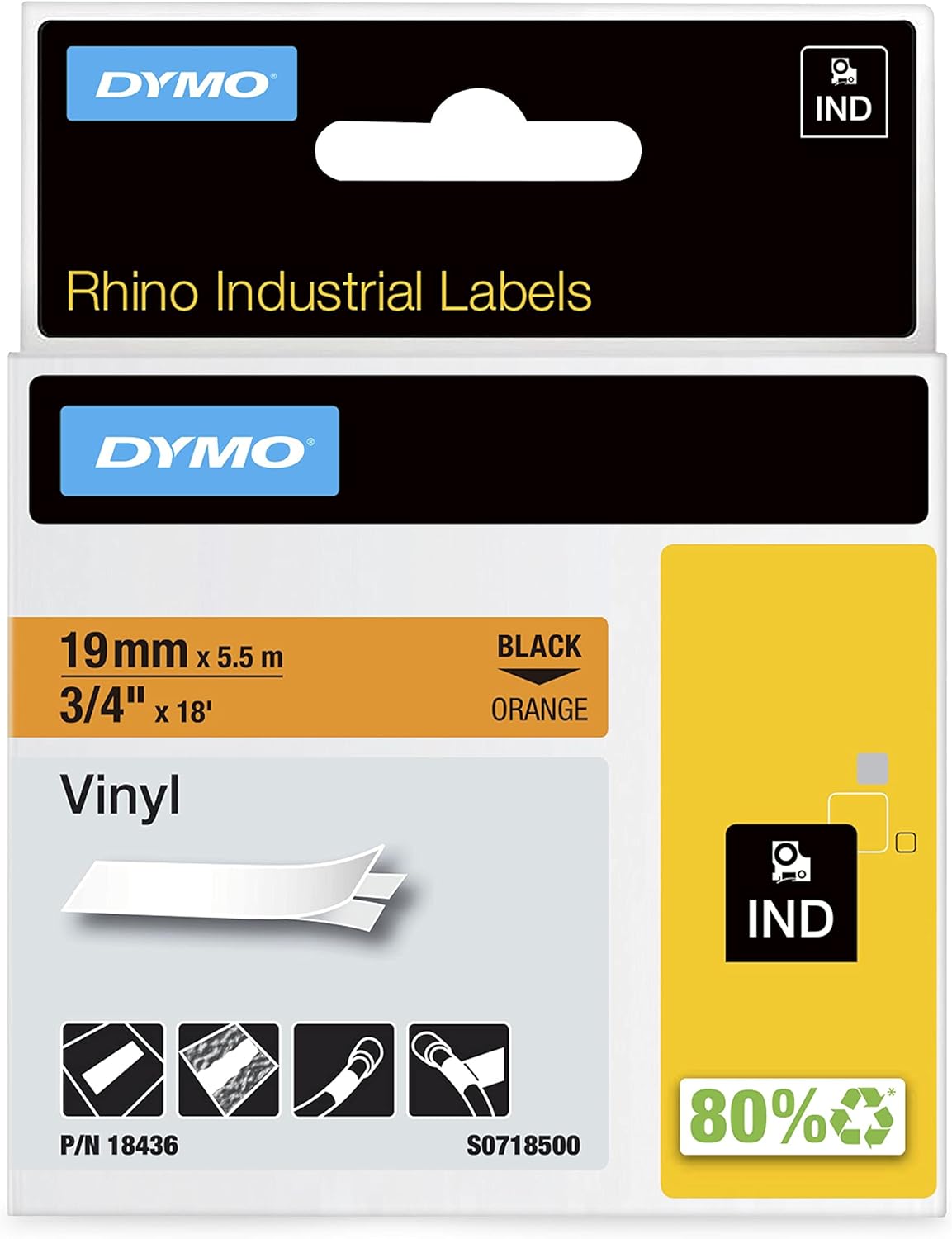 DYMO Rhino Industrial Vinyl Labels