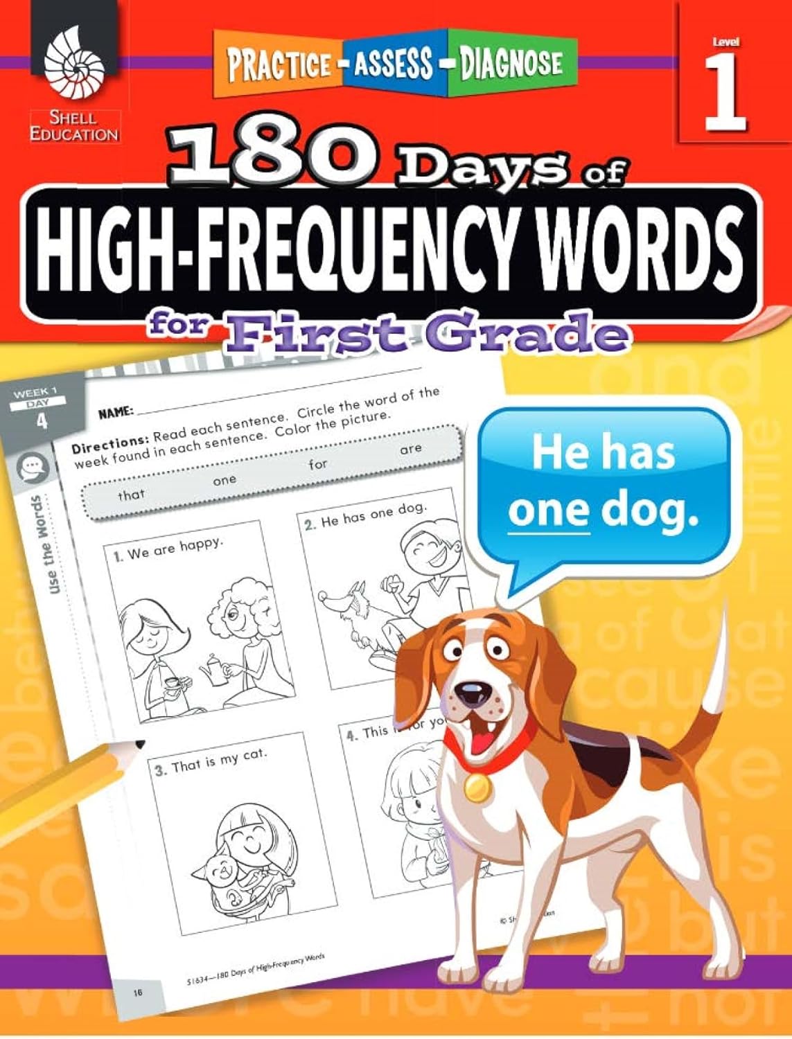 180 Days of High-Frequency Words for First Grade - Learn to Read First Grade Workbook