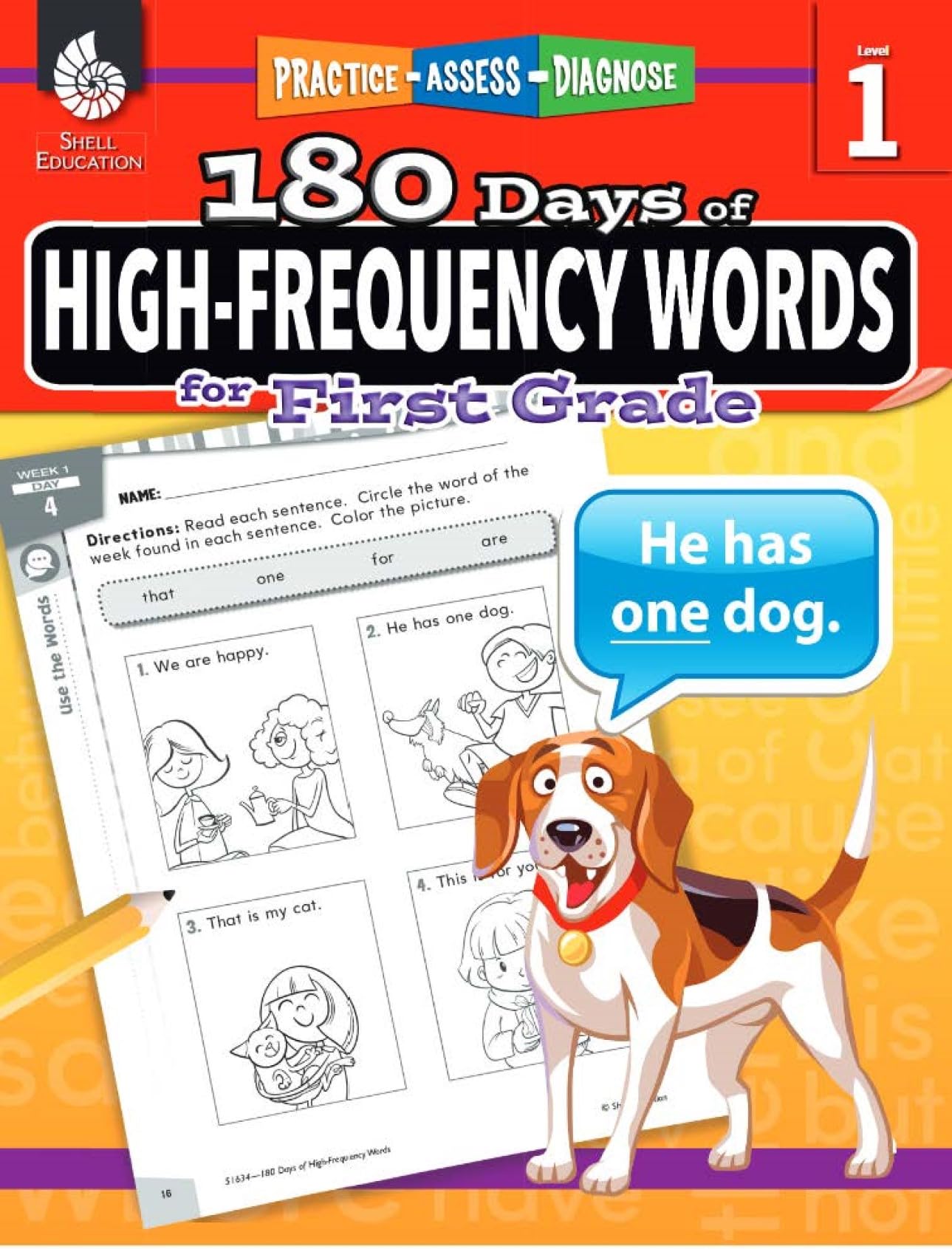 180 Days of High-Frequency Words for First Grade - Learn to Read First Grade Workbook